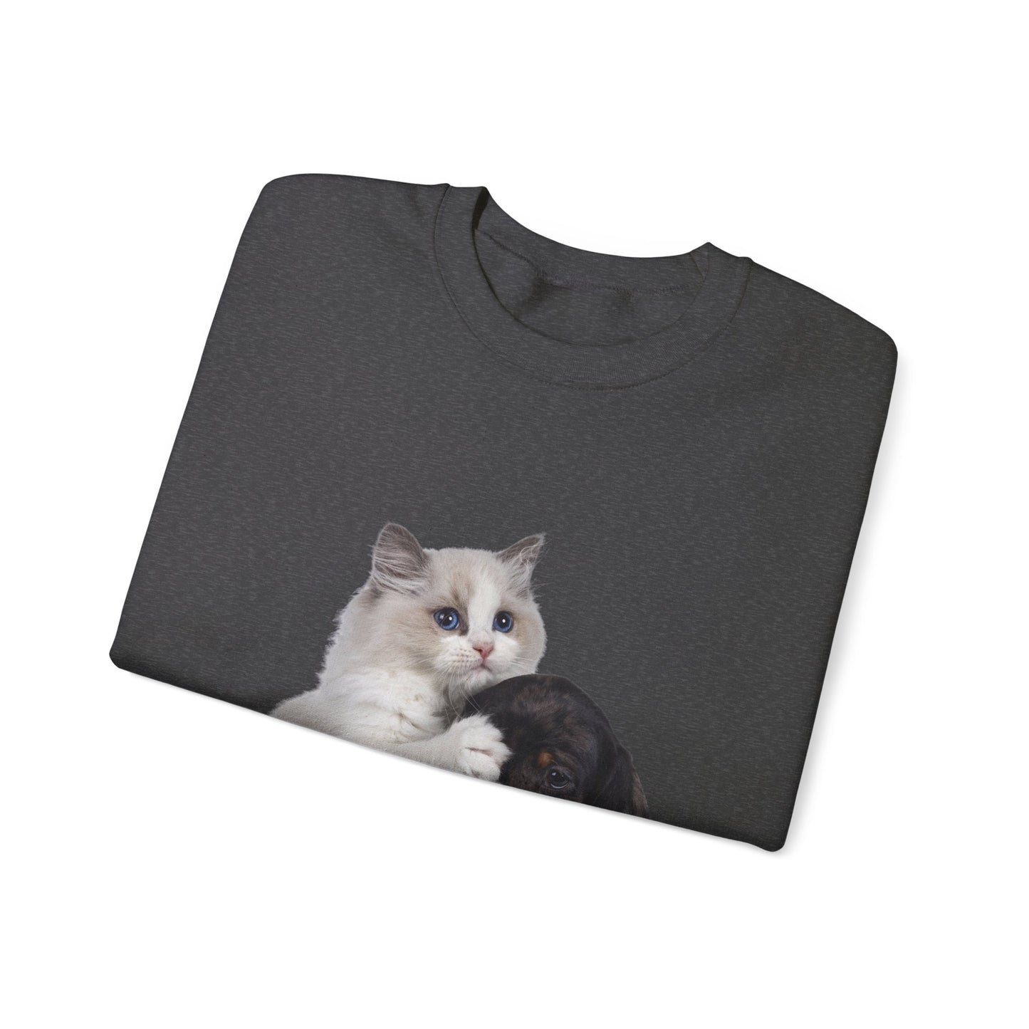 Kitten & Puppy - Unisex Crewneck Sweatshirt