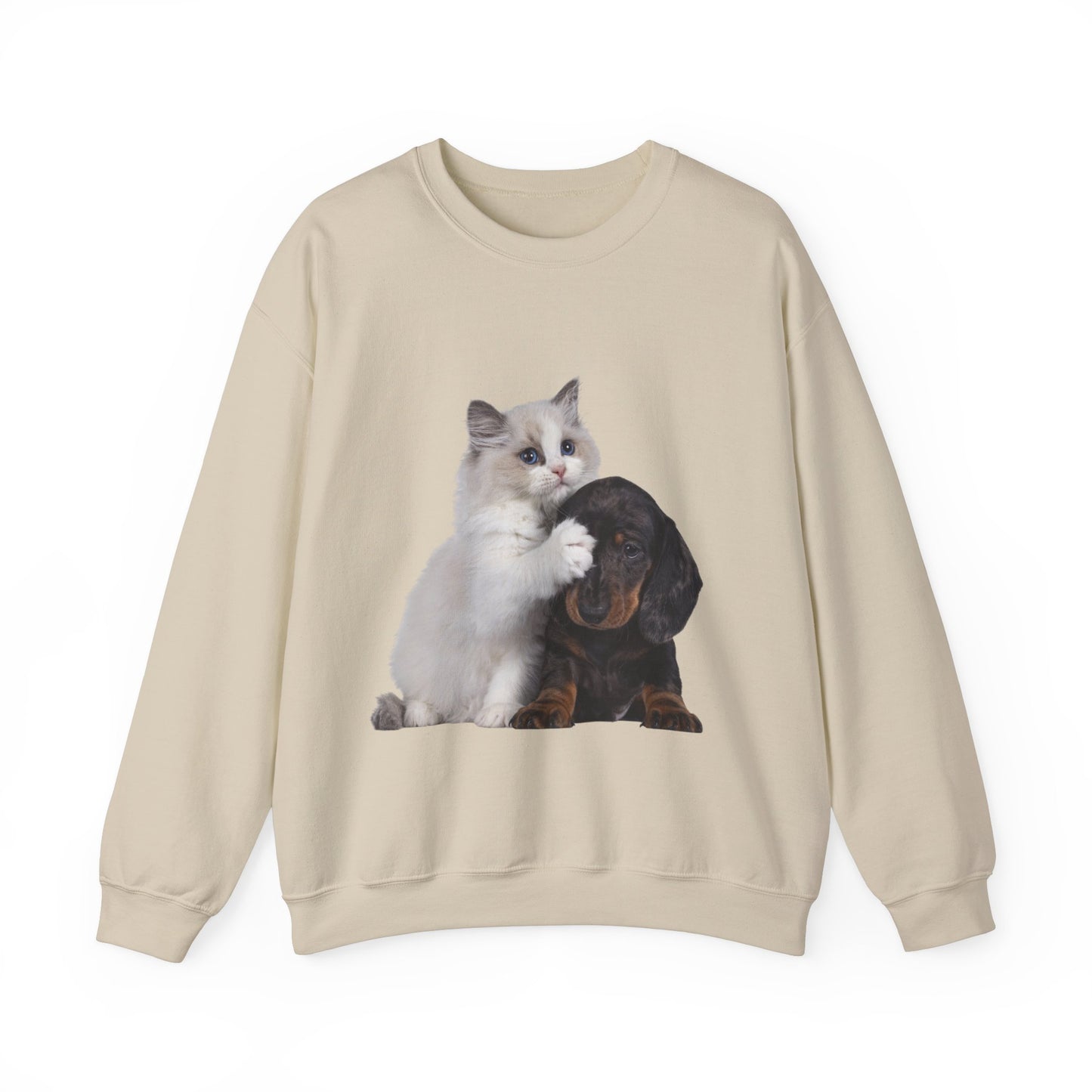 Kitten & Puppy - Unisex Crewneck Sweatshirt