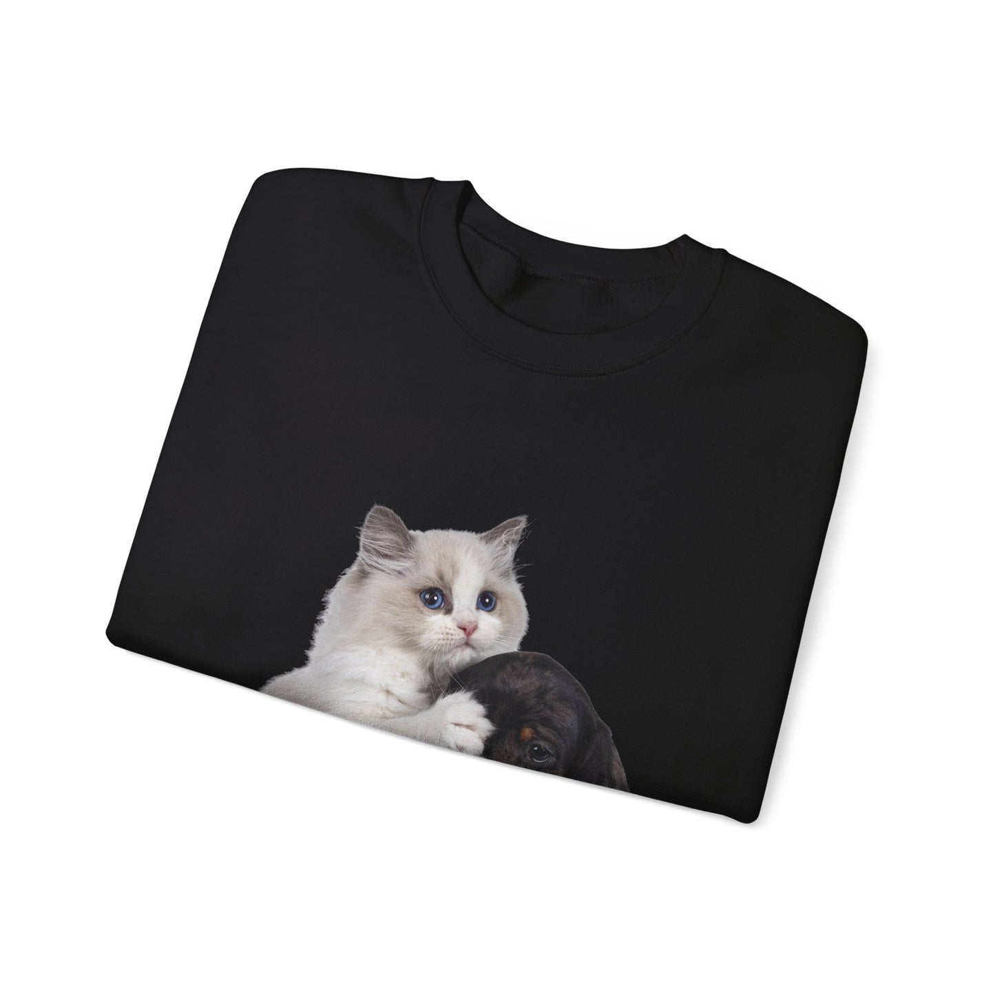 Kitten & Puppy - Unisex Crewneck Sweatshirt