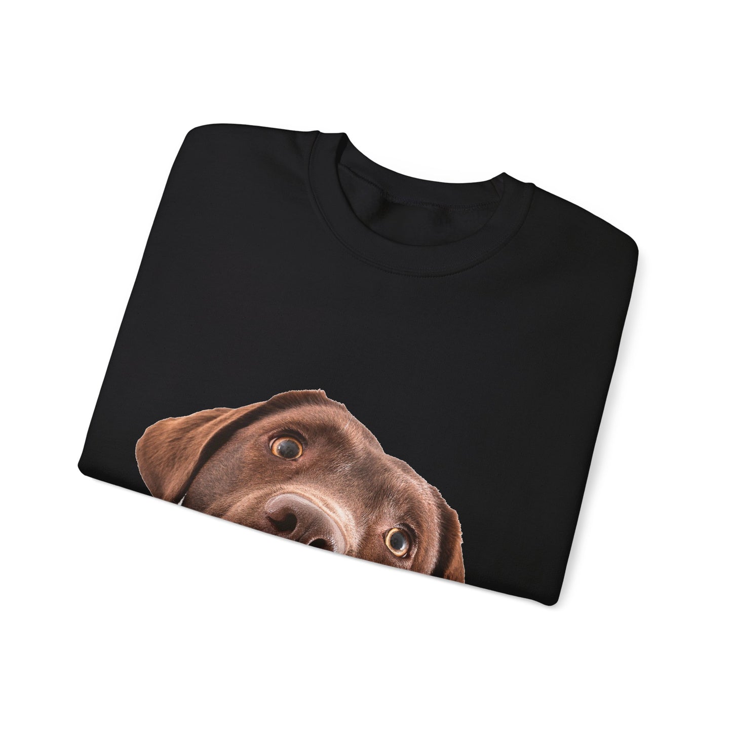 Chocolate Labrador - Unisex Crewneck Sweatshirt