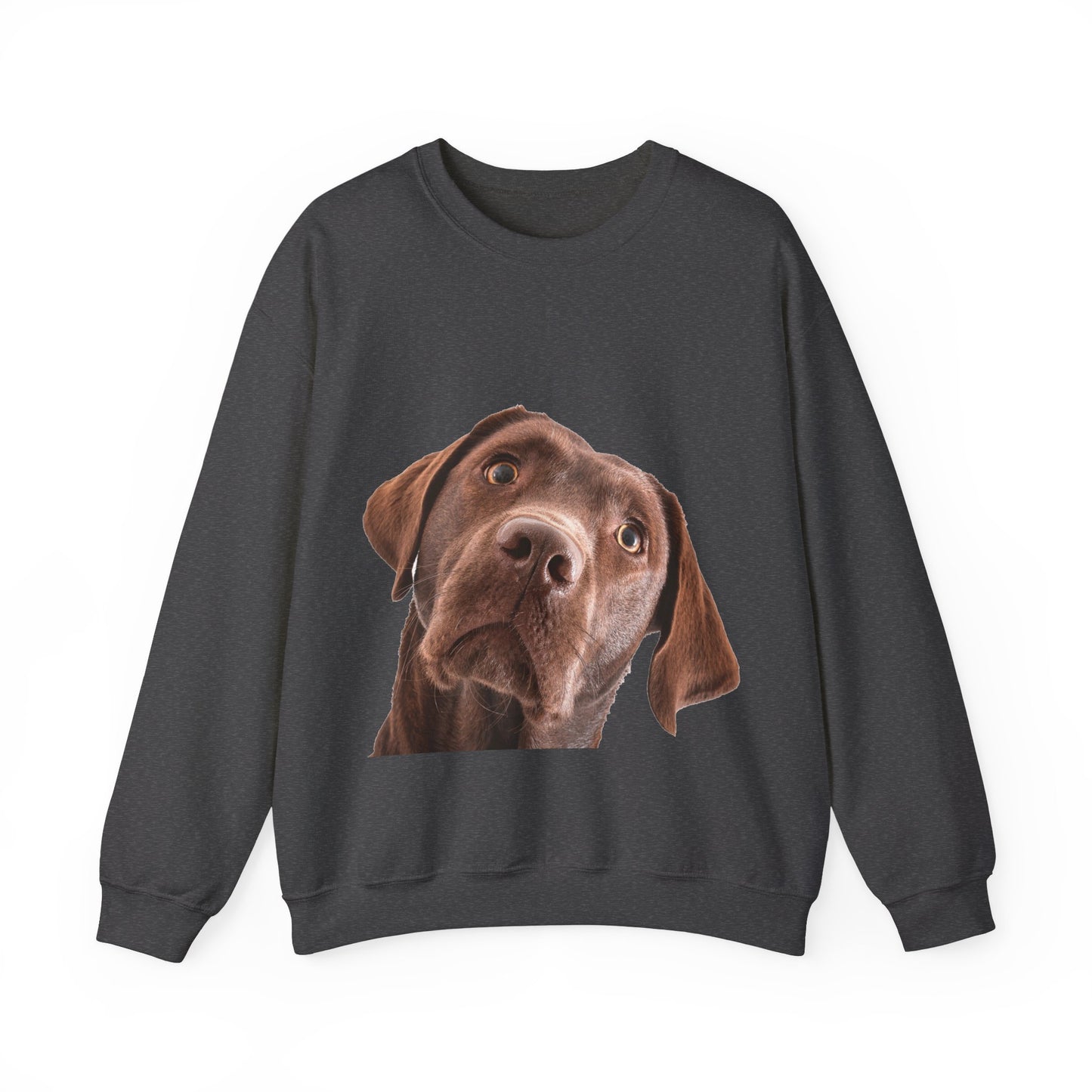 Chocolate Labrador - Unisex Crewneck Sweatshirt