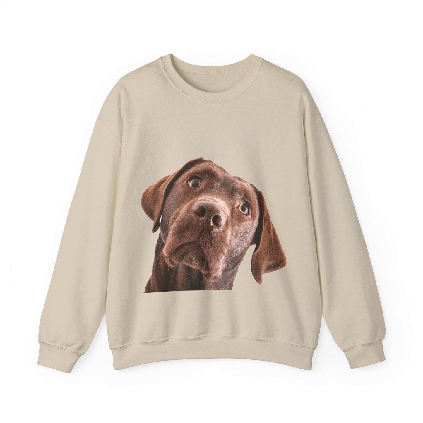 Chocolate Labrador - Unisex Crewneck Sweatshirt