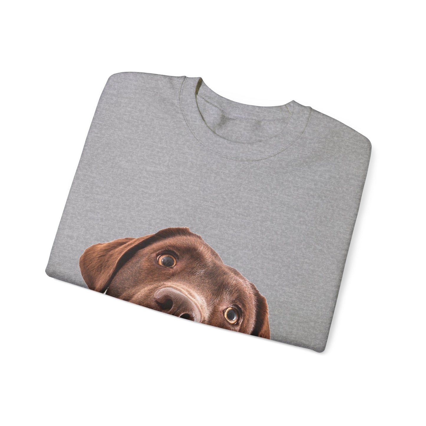 Chocolate Labrador - Unisex Crewneck Sweatshirt
