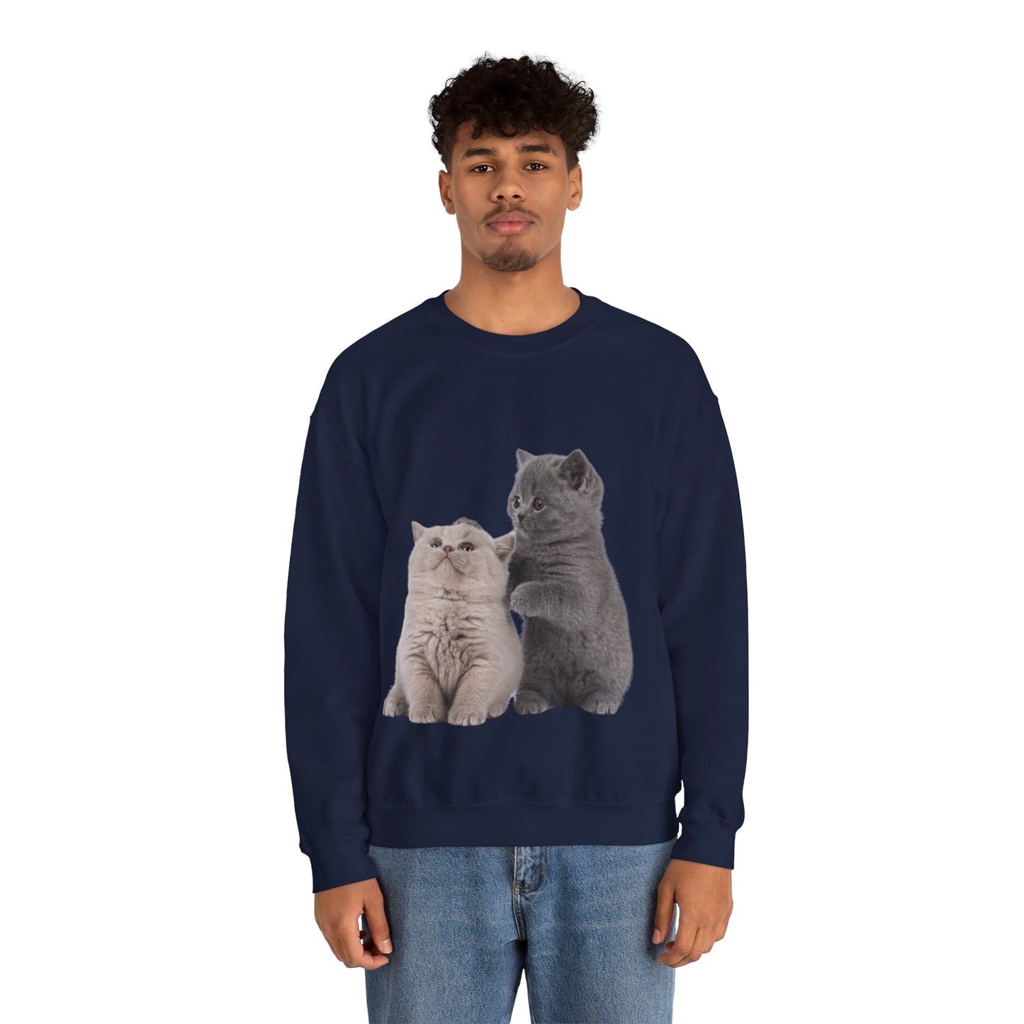 Fluffy Kittens - Unisex Crewneck Sweatshirt