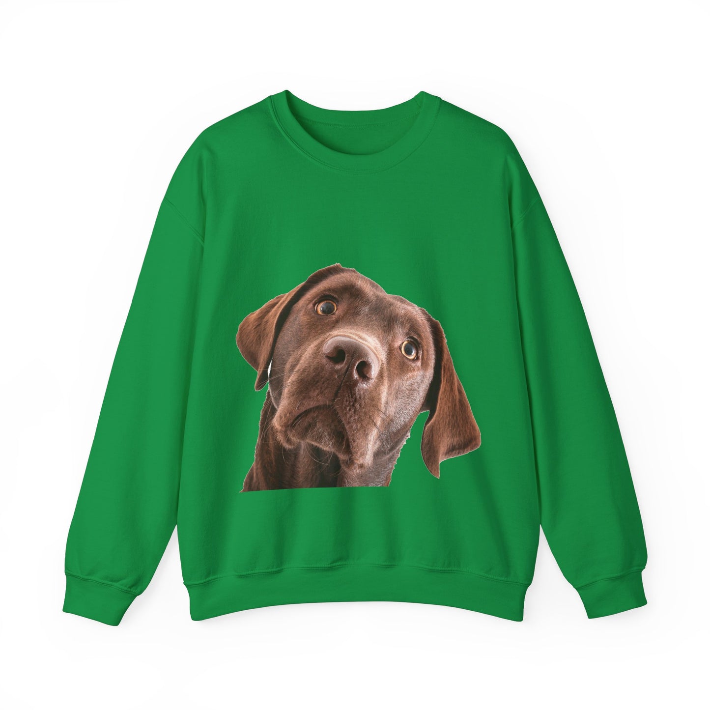 Chocolate Labrador - Unisex Crewneck Sweatshirt