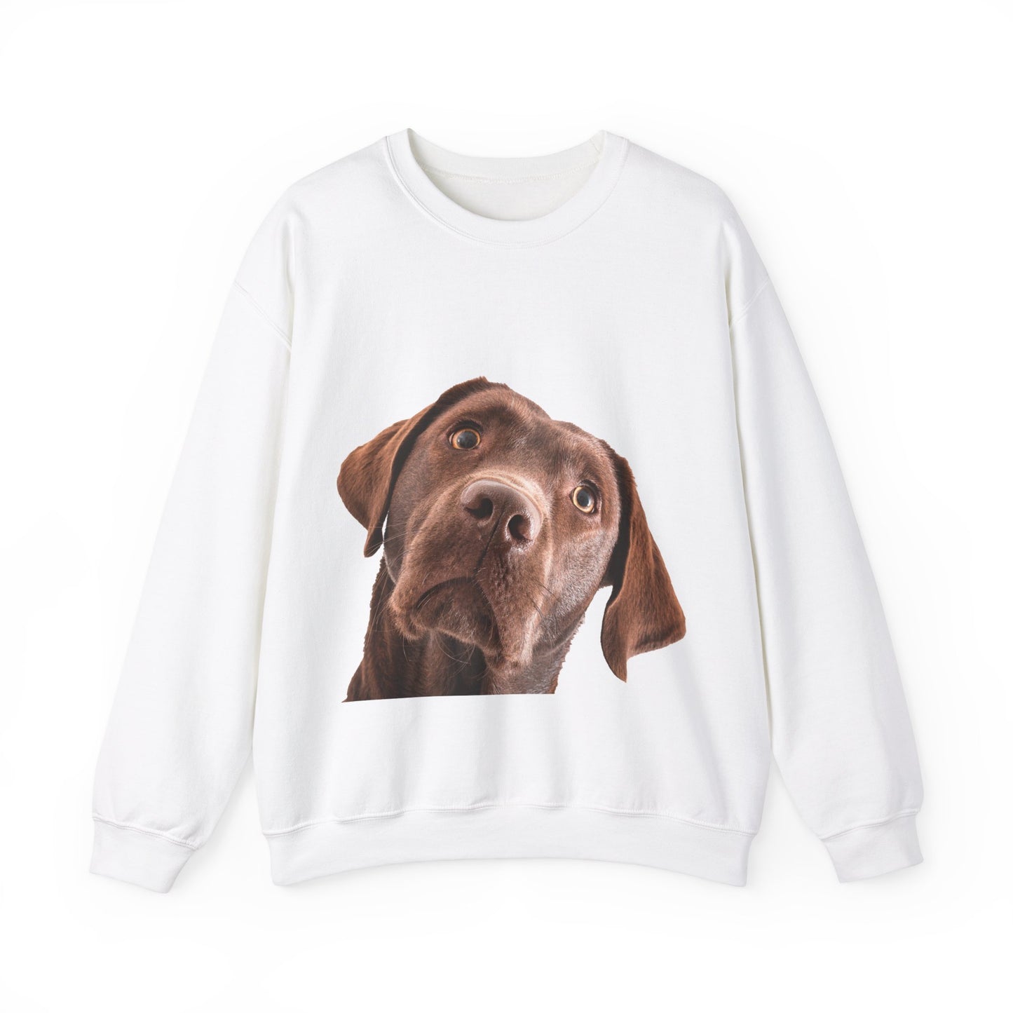 Chocolate Labrador - Unisex Crewneck Sweatshirt