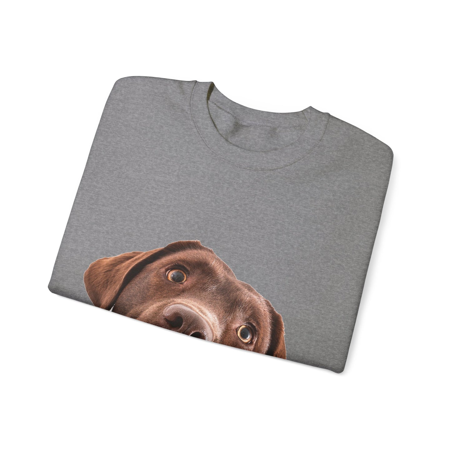 Chocolate Labrador - Unisex Crewneck Sweatshirt