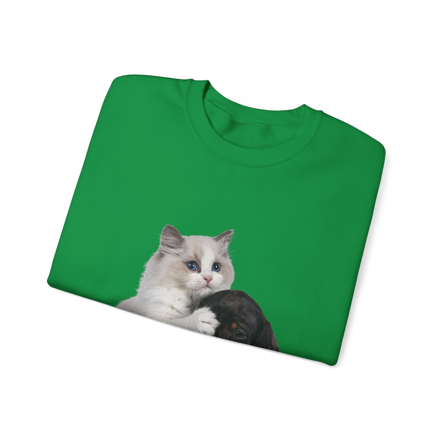 Kitten & Puppy - Unisex Crewneck Sweatshirt