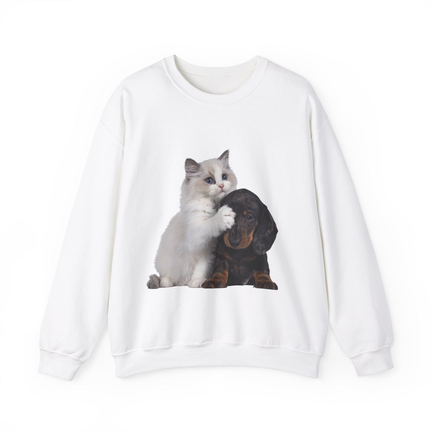 Kitten & Puppy - Unisex Crewneck Sweatshirt