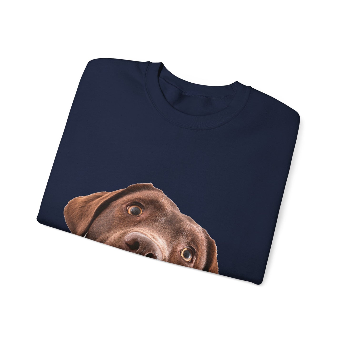 Chocolate Labrador - Unisex Crewneck Sweatshirt
