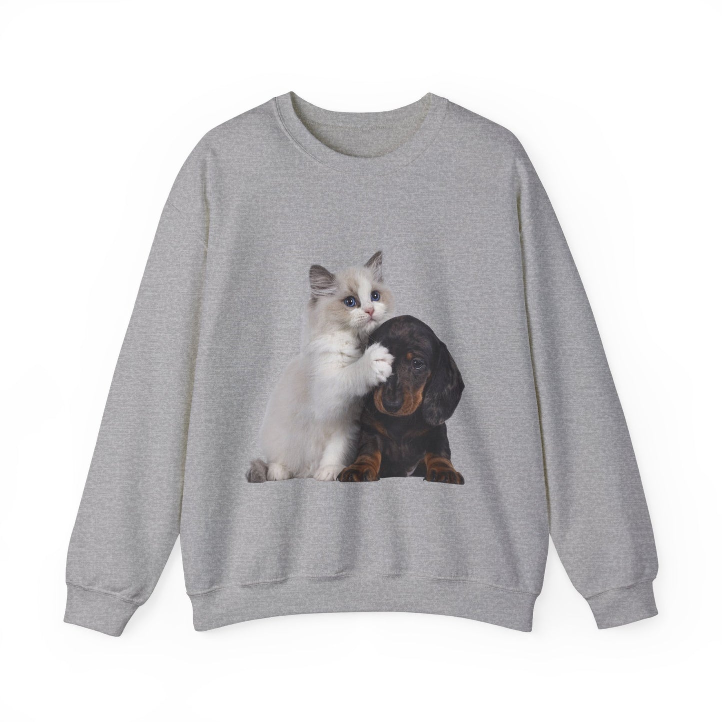 Kitten & Puppy - Unisex Crewneck Sweatshirt