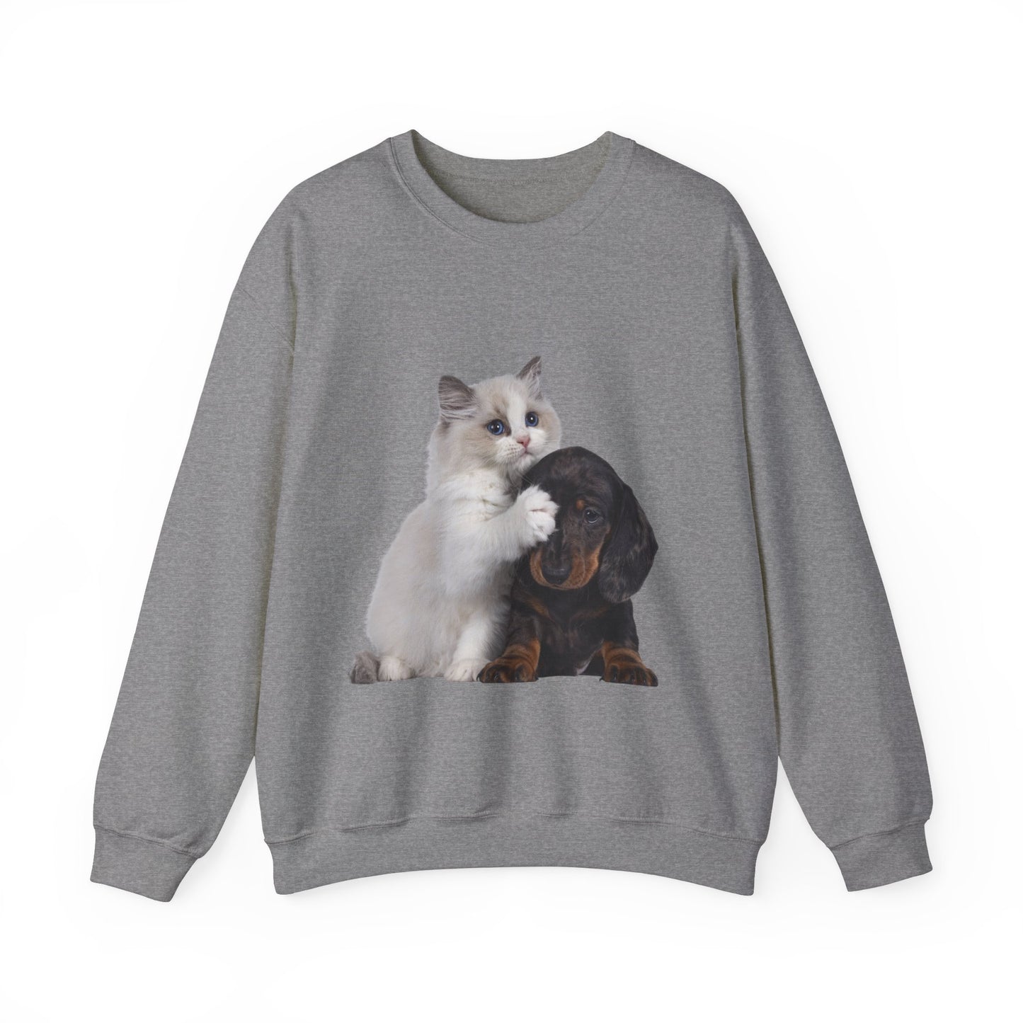 Kitten & Puppy - Unisex Crewneck Sweatshirt