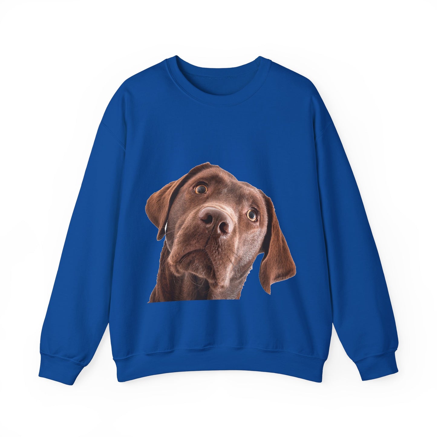 Chocolate Labrador - Unisex Crewneck Sweatshirt