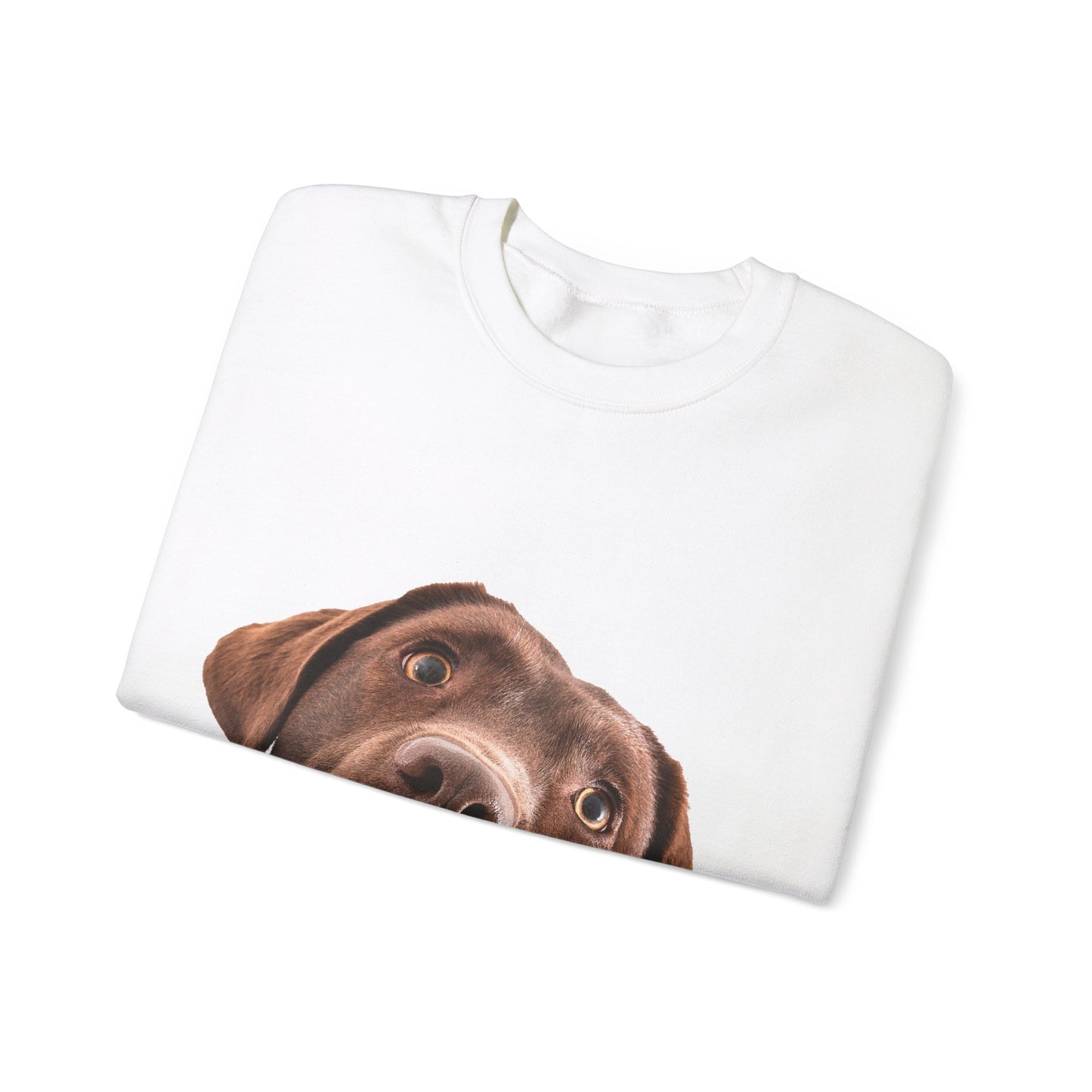 Chocolate Labrador - Unisex Crewneck Sweatshirt