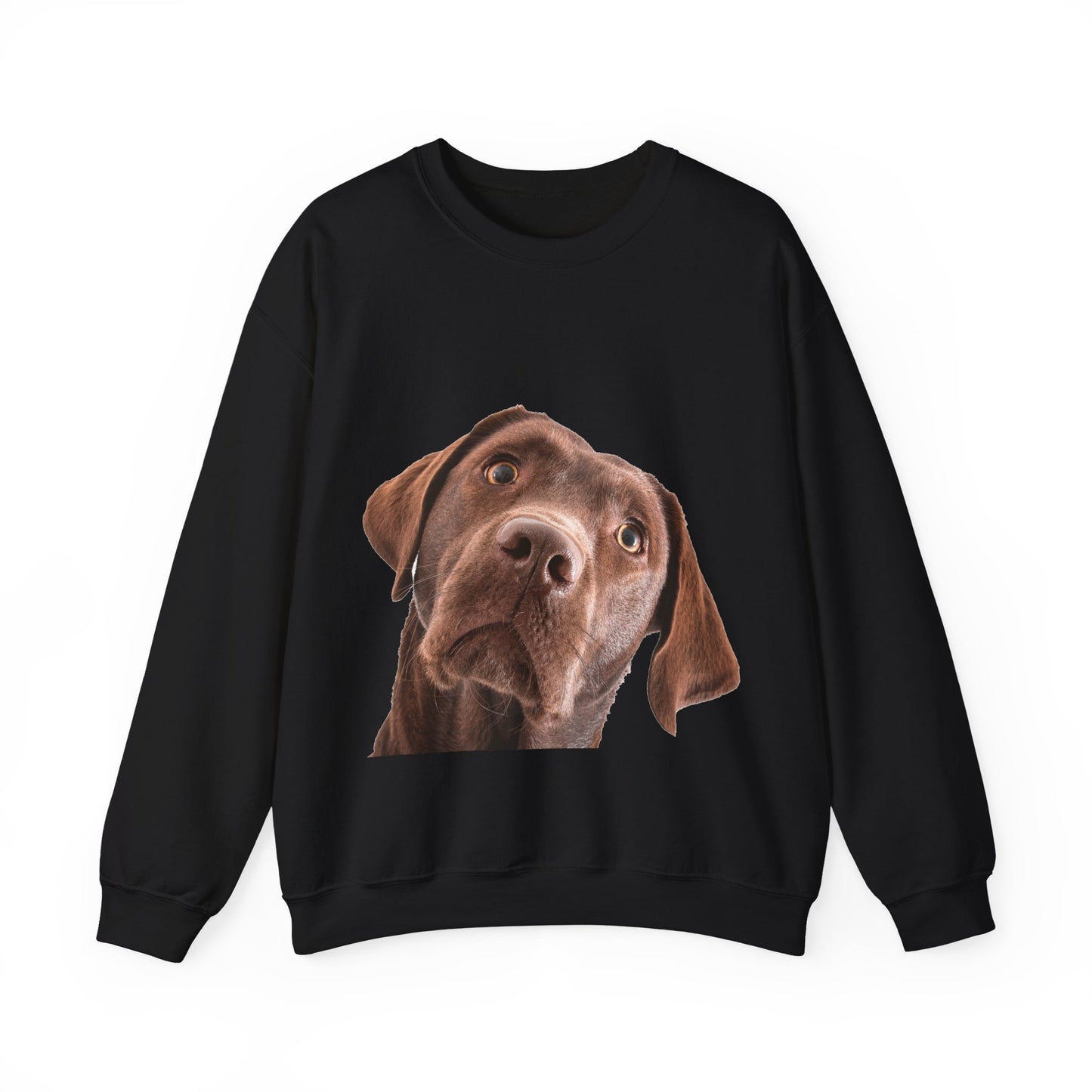 Chocolate Labrador - Unisex Crewneck Sweatshirt
