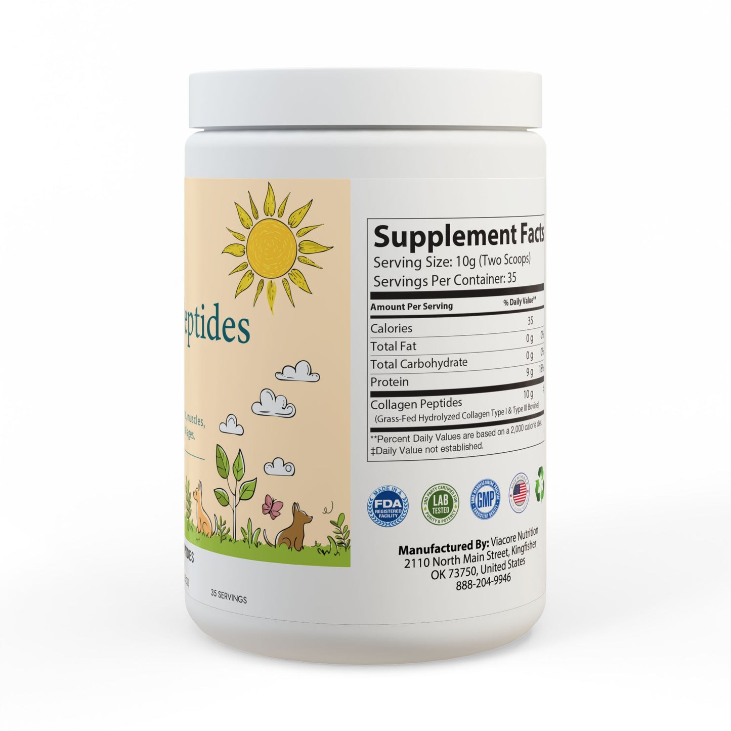Collagen Peptides For Dogs and Cats (350g, 12.3oz)