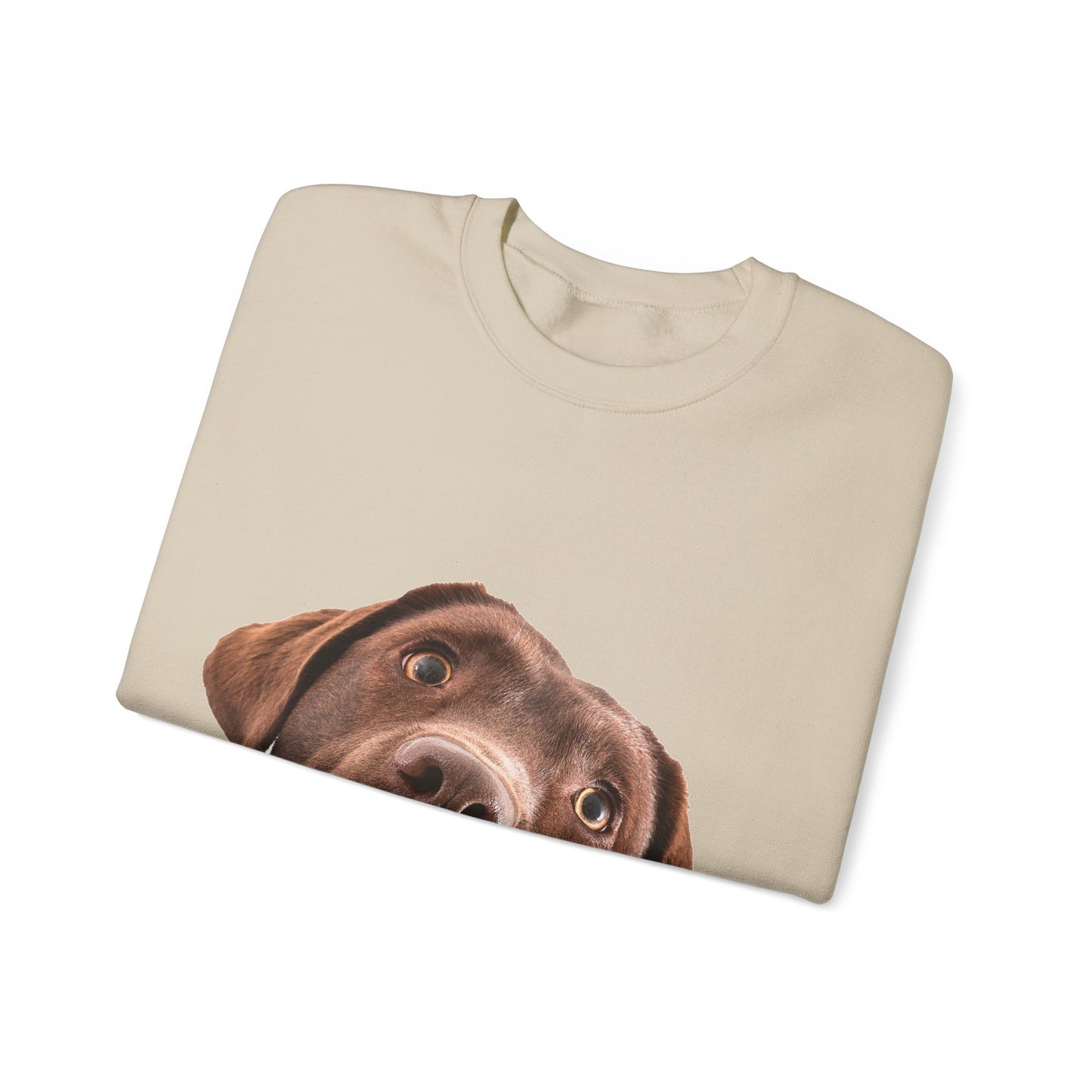 Chocolate Labrador - Unisex Crewneck Sweatshirt