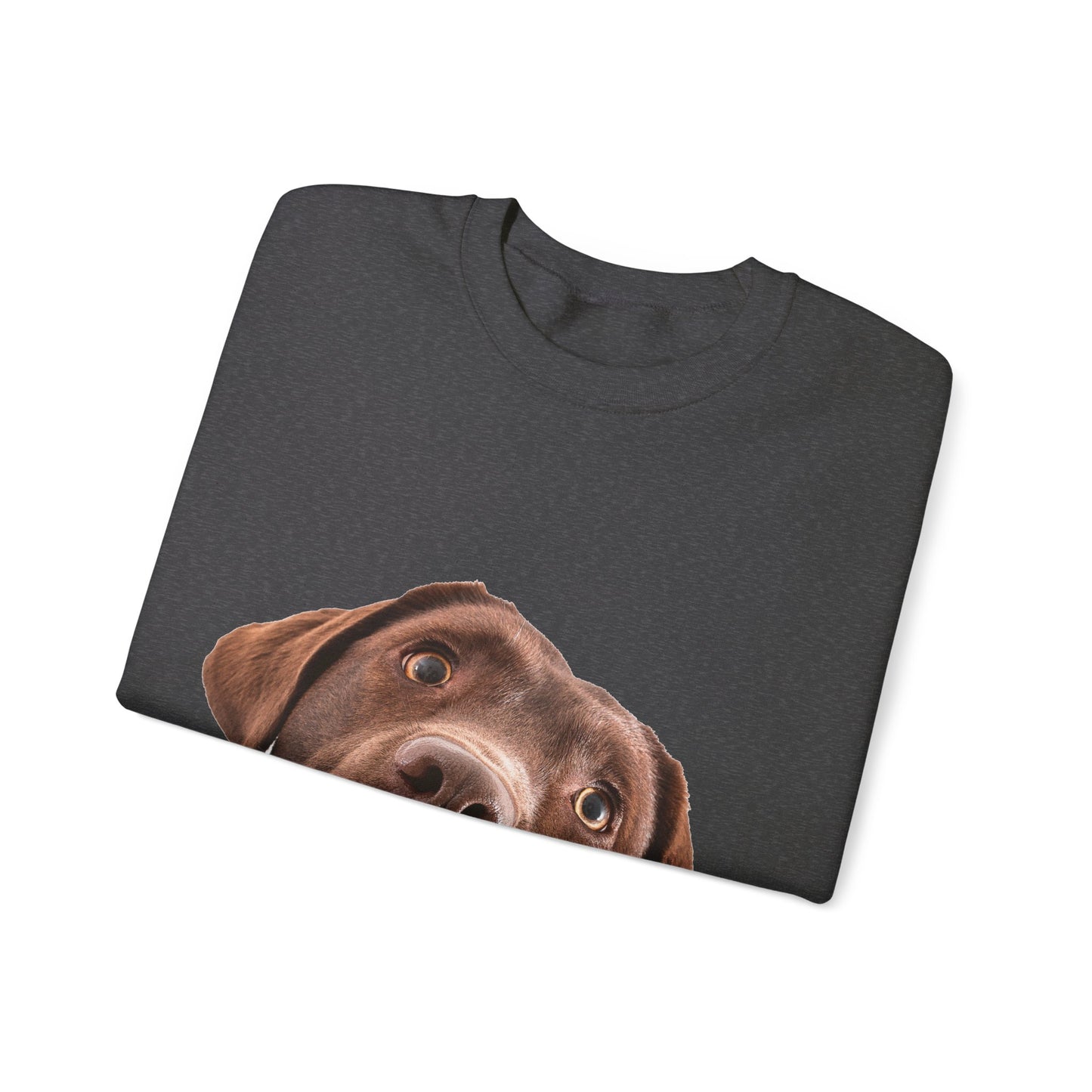 Chocolate Labrador - Unisex Crewneck Sweatshirt