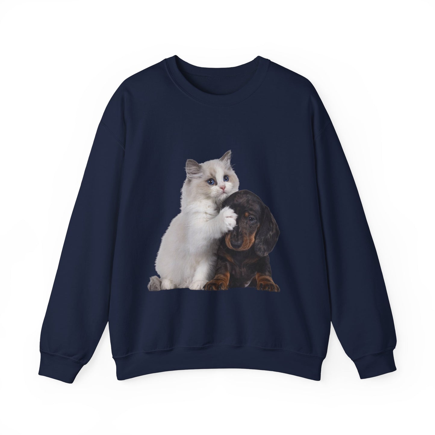 Kitten & Puppy - Unisex Crewneck Sweatshirt