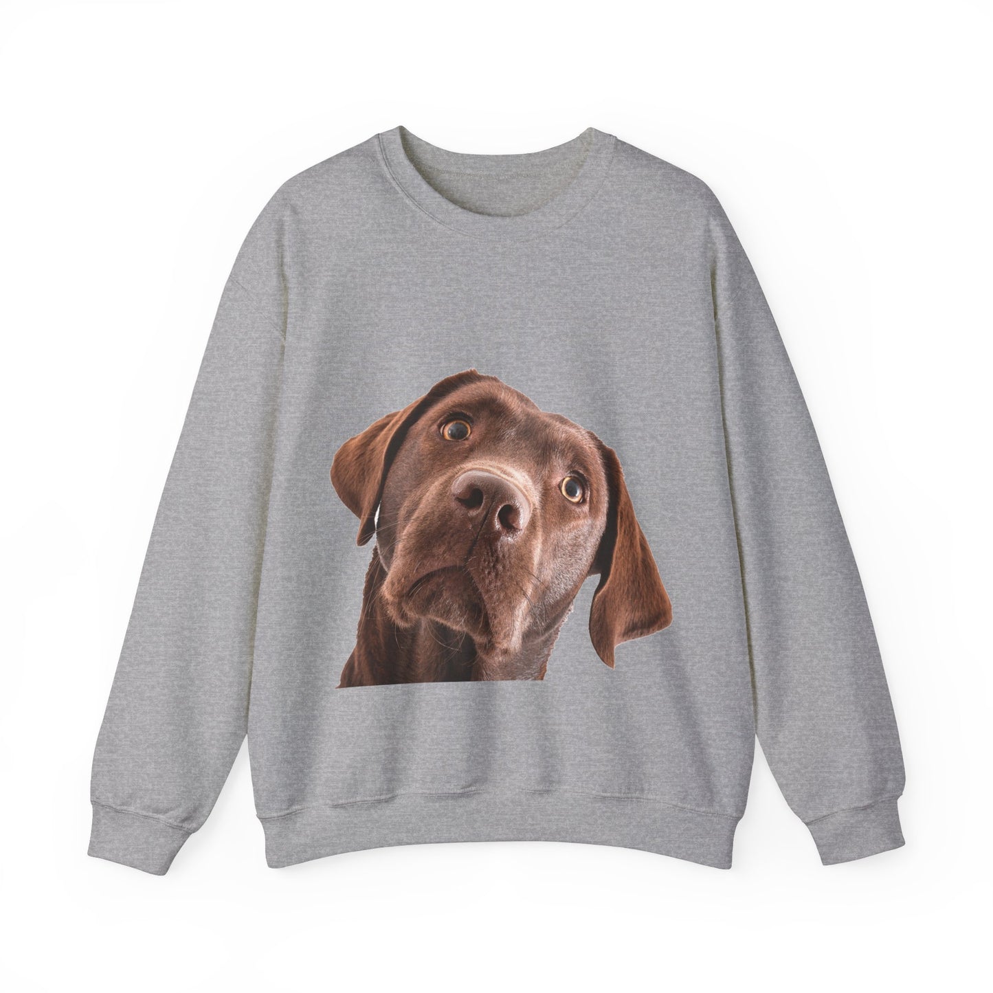 Chocolate Labrador - Unisex Crewneck Sweatshirt