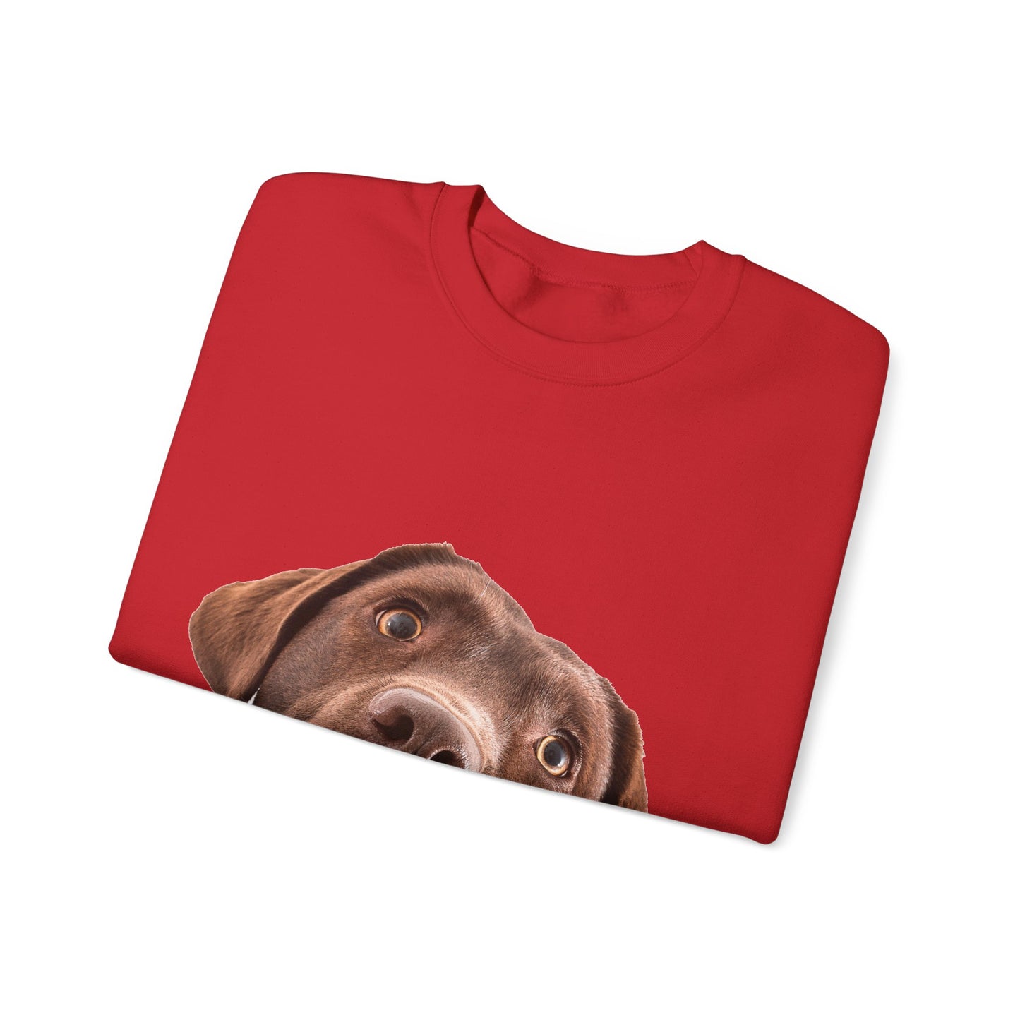 Chocolate Labrador - Unisex Crewneck Sweatshirt