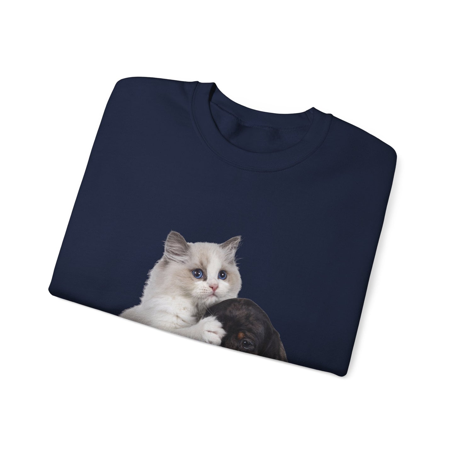 Kitten & Puppy - Unisex Crewneck Sweatshirt