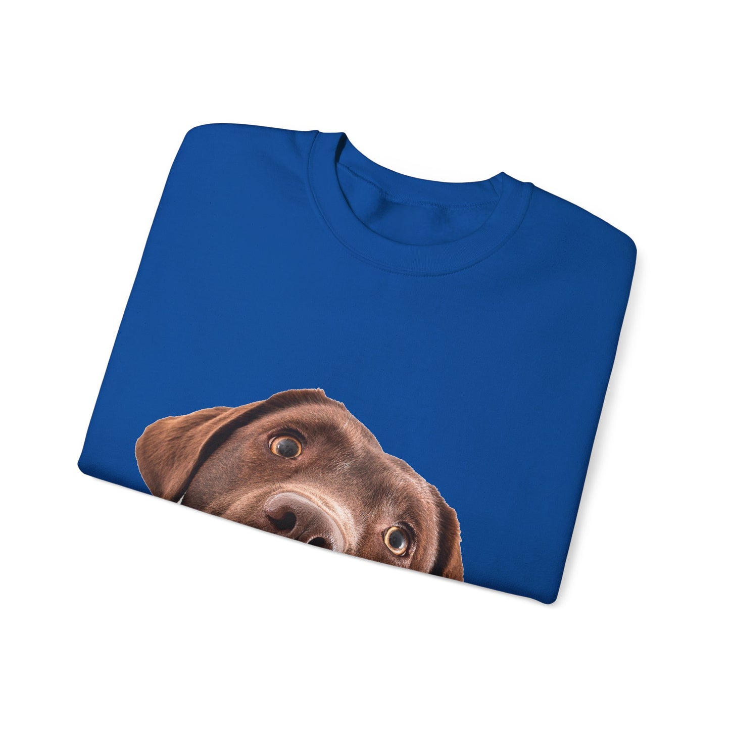 Chocolate Labrador - Unisex Crewneck Sweatshirt