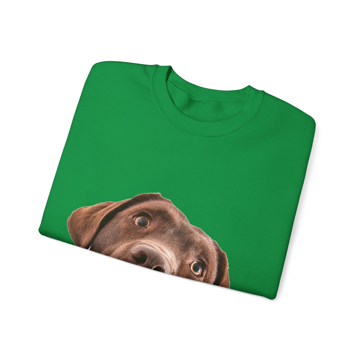 Chocolate Labrador - Unisex Crewneck Sweatshirt