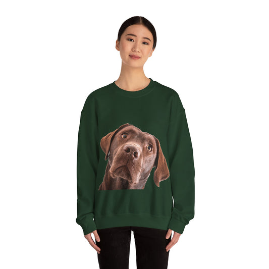 Chocolate Labrador - Unisex Crewneck Sweatshirt