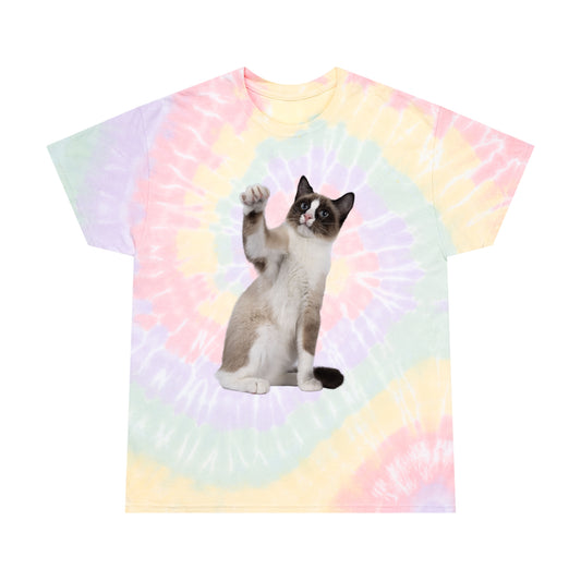 Siamese Cat - Tie-Dye Tee, Spiral