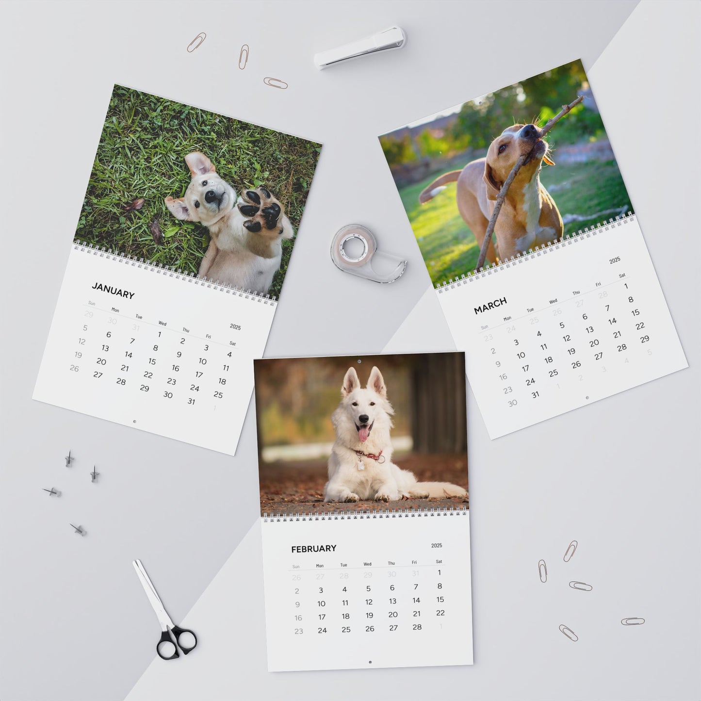 Adorable Pups - Calendar 2025